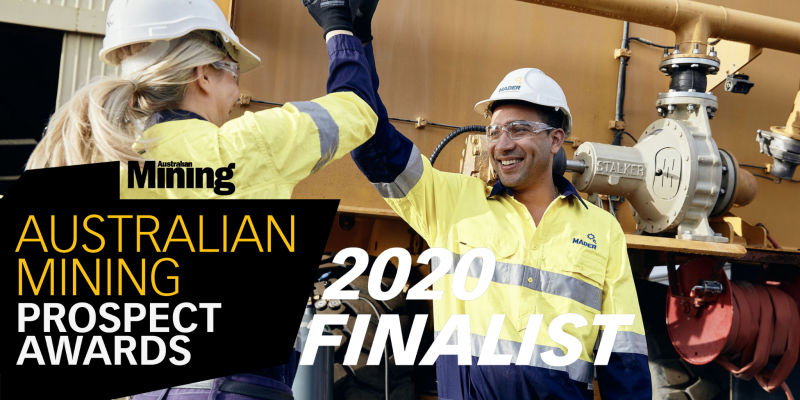 Mader Group announced as finalist in the 2020 Contract Miner of the Year Awards